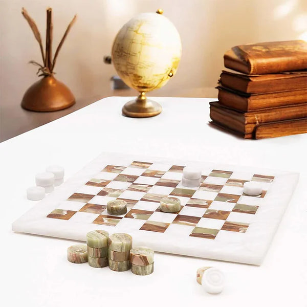 Marble Checkers Sets