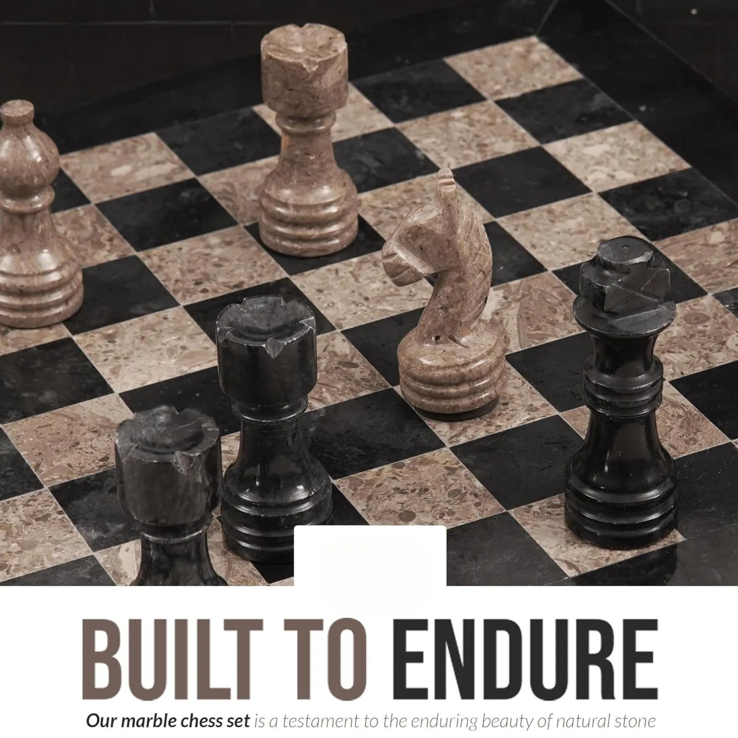 Marble Chess Board And Pieces