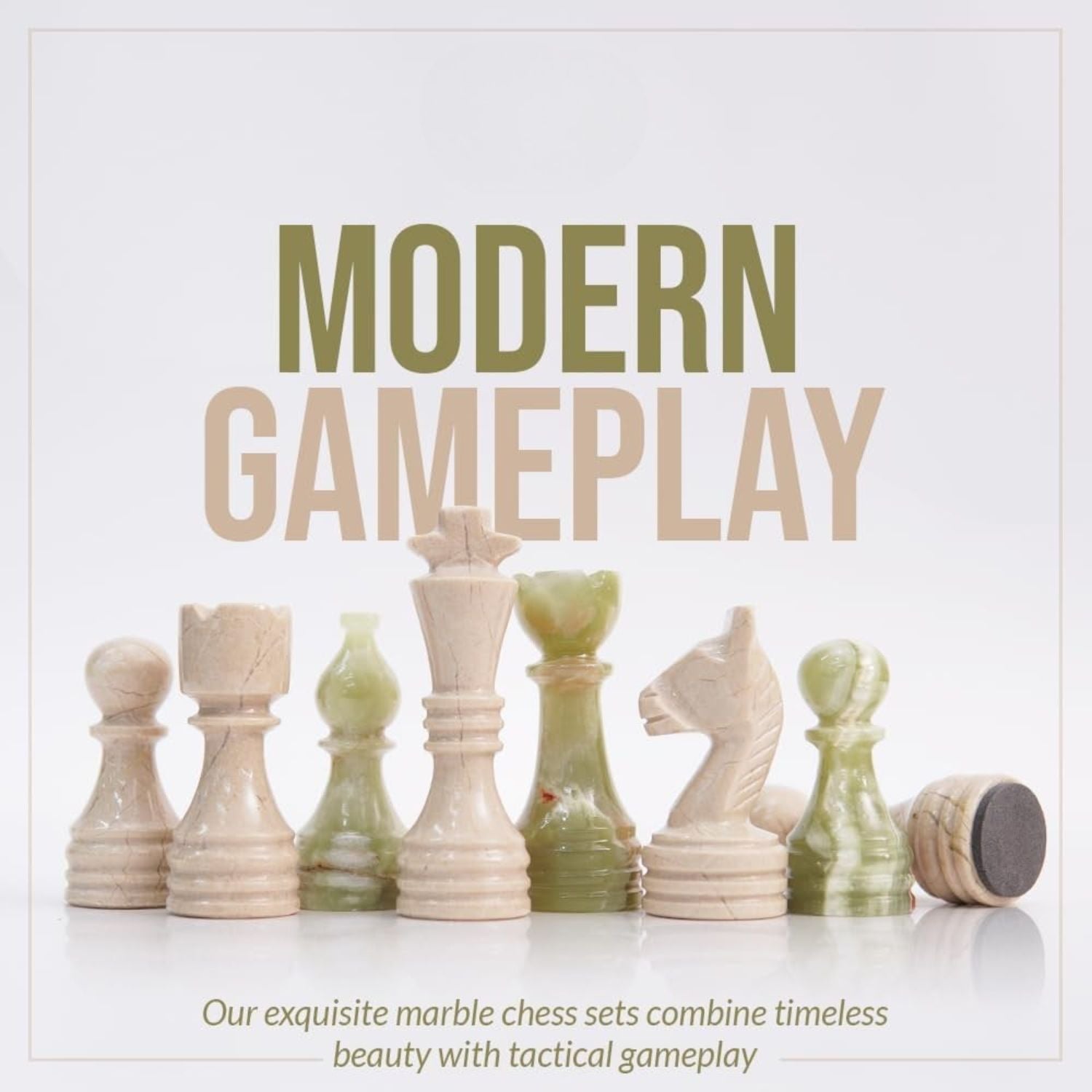handmade chess pieces