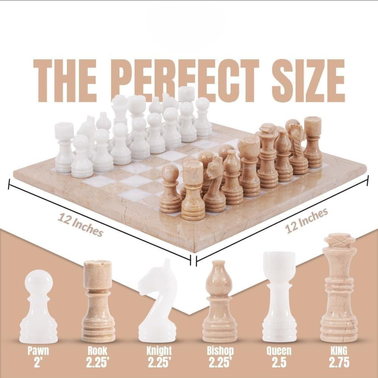 handmade marble chess board