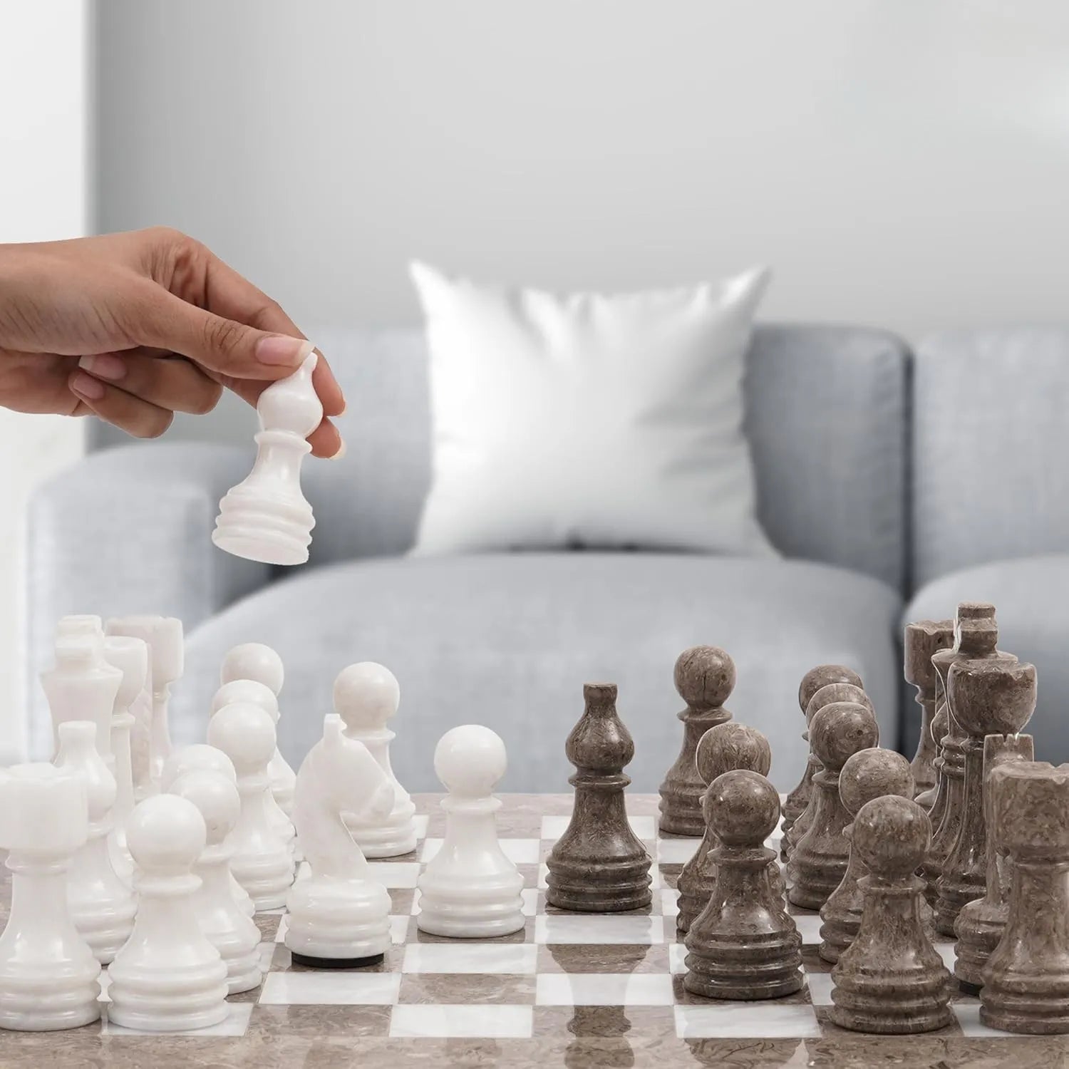 marble chess set oceanic