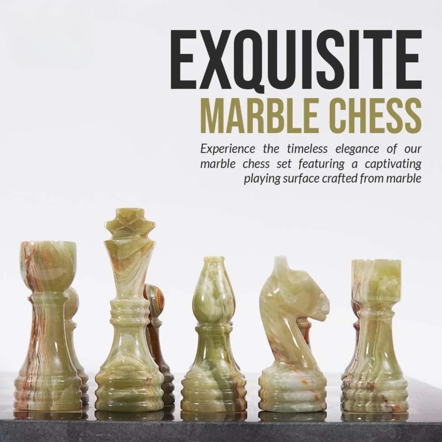 marble chess pieces