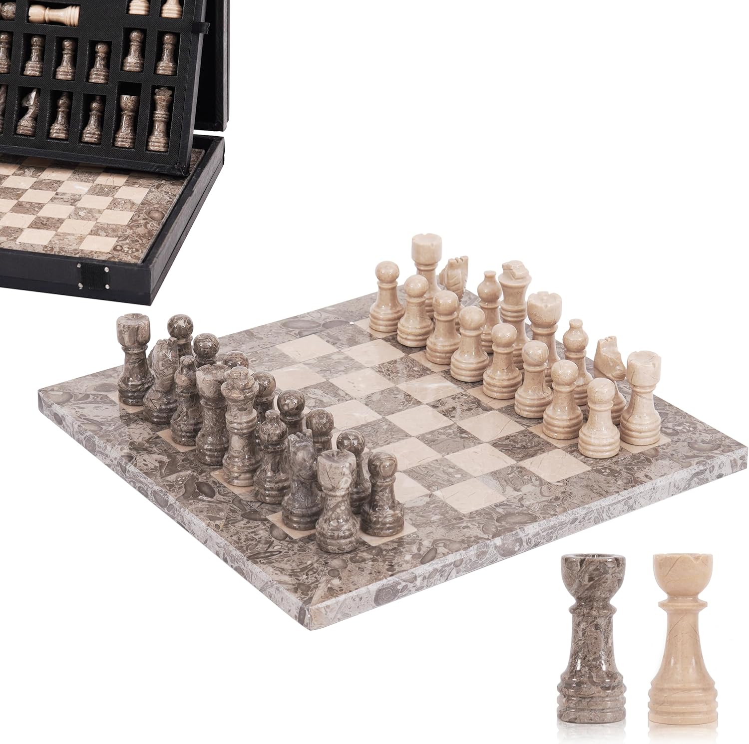 verona onyx marble chess set