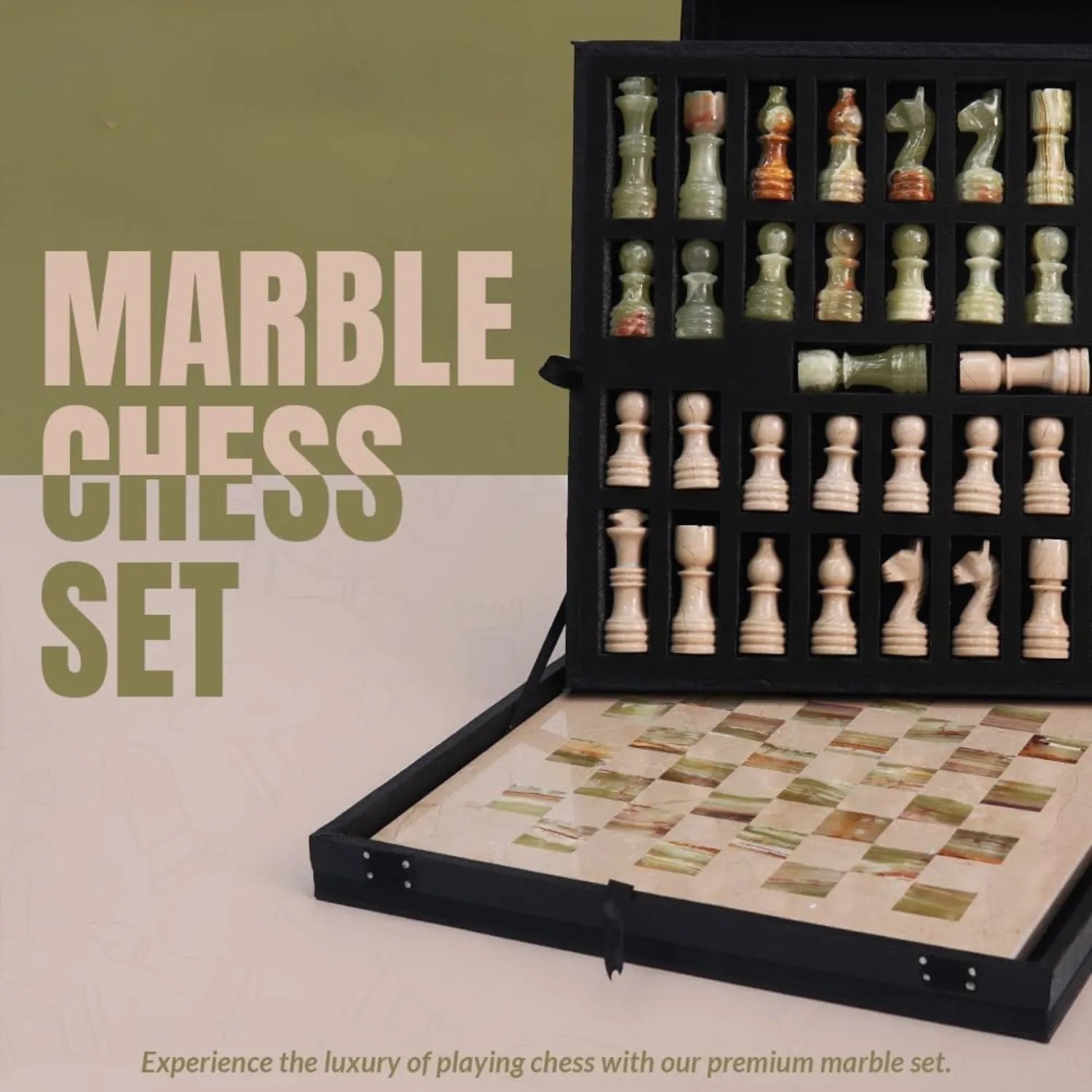 verona and green chess pieces