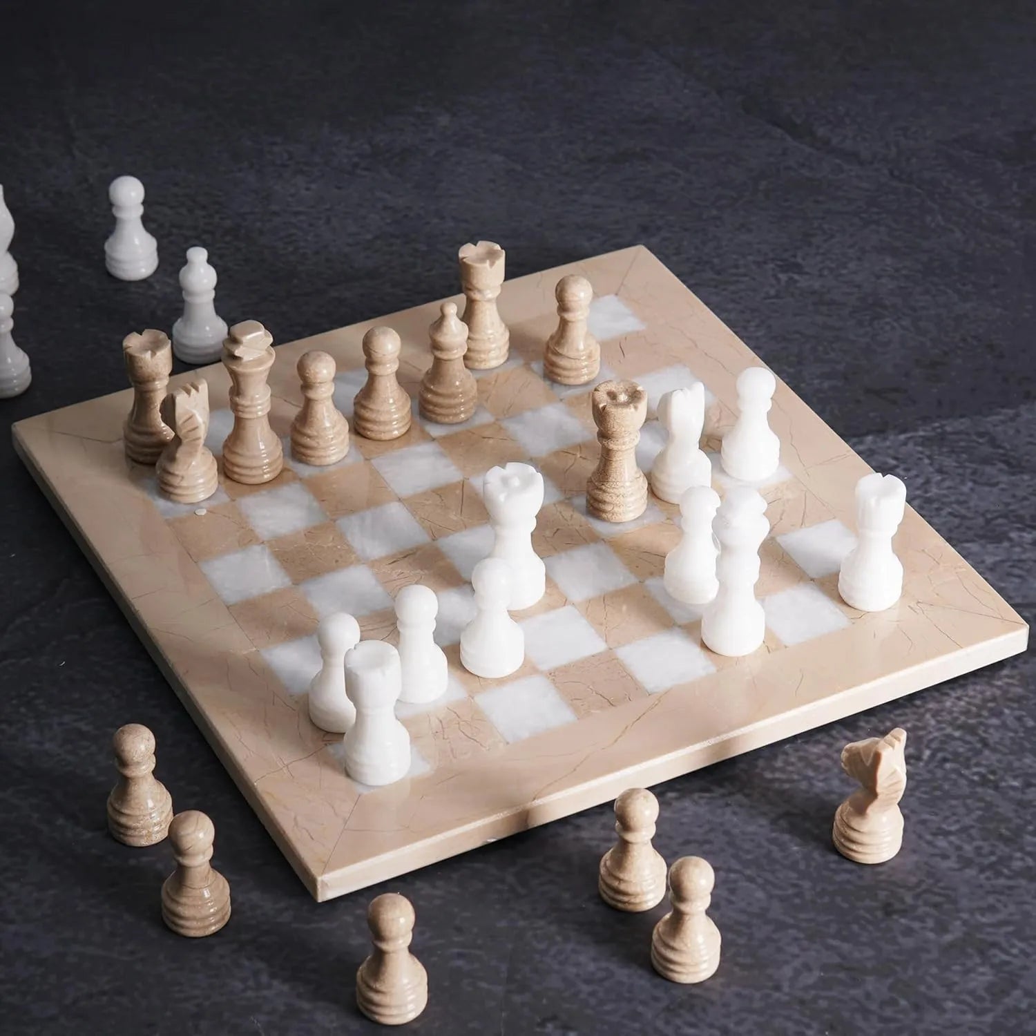 Marble Chess Board And Pieces